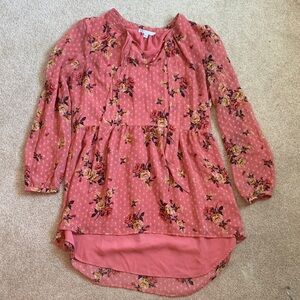 DR2 Pink Floral Women's Top